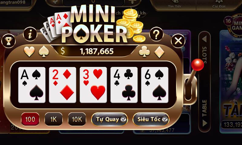Mẹo chơi Mini Poker tại Zonclub bất bại