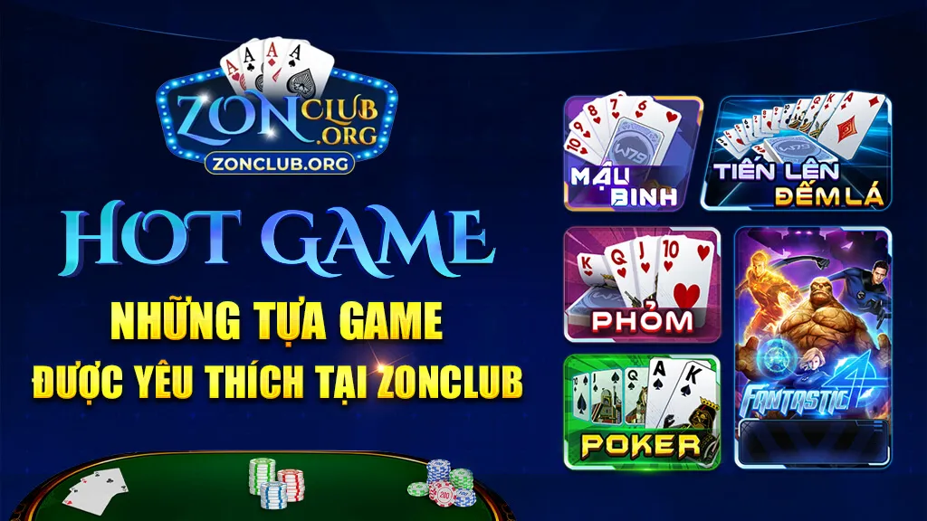Kho game hấp dẫn tại Zonclub